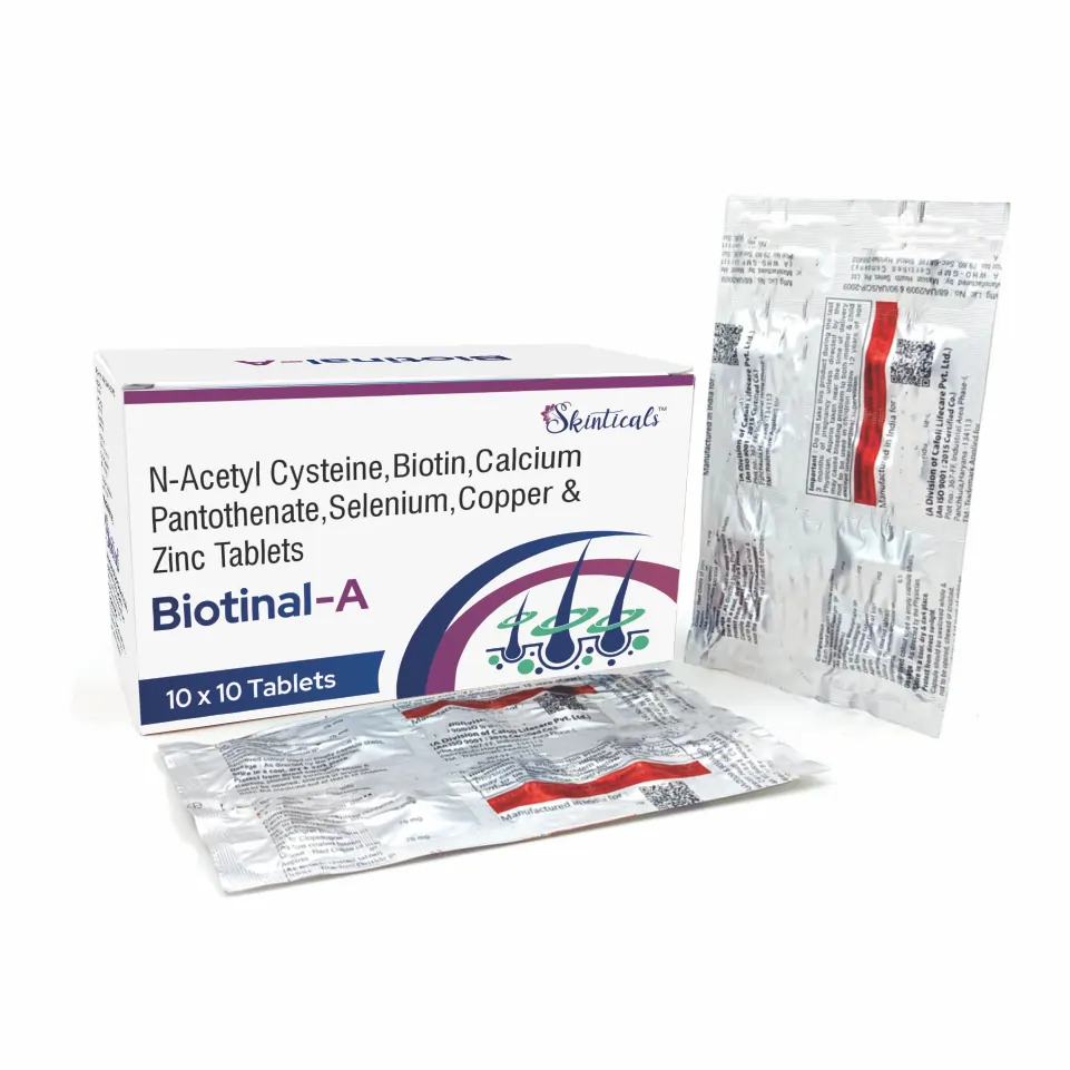Biotin + Acetylcysteine Tablets Third Party Manufacturing